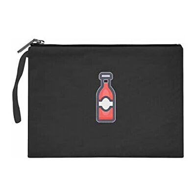 Bonateks Women's TRFCB101623 Clutches voor dames, zwart, zwart Bonateks Women's TRFCB101623 Clutches voor dames, zwart, zwart