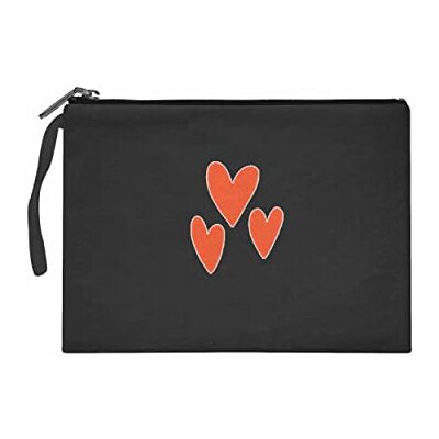 Bonateks Vrouwen TRFCB102247 Dames Clutches, Zwart, zwart Bonateks Vrouwen TRFCB102247 Dames Clutches, Zwart, zwart