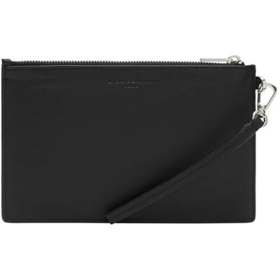 LIEBESKIND BERLIN Leren polstasje clutch Pouch Black zwart LIEBESKIND BERLIN Leren polstasje clutch Pouch Black zwart
