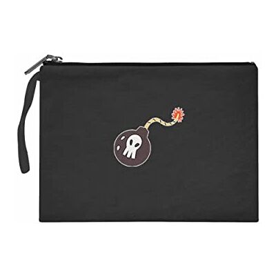 Bonateks Vrouwen TRFCB102241 Dames Clutches, Zwart, zwart Bonateks Vrouwen TRFCB102241 Dames Clutches, Zwart, zwart