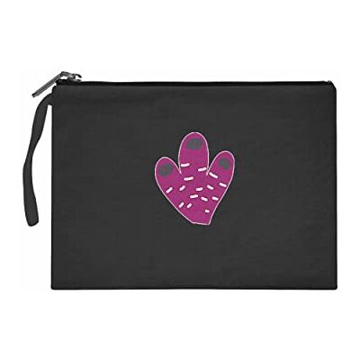 Bonateks Vrouwen TRFCB102179 Clutches voor dames, zwart, zwart Bonateks Vrouwen TRFCB102179 Clutches voor dames, zwart, zwart