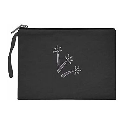 Bonateks Vrouwen TRFCB102251 Dames Clutches, Zwart, zwart Bonateks Vrouwen TRFCB102251 Dames Clutches, Zwart, zwart