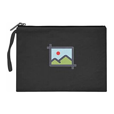 Bonateks Women's TRFCB101402 Clutches voor dames, zwart, zwart Bonateks Women's TRFCB101402 Clutches voor dames, zwart, zwart