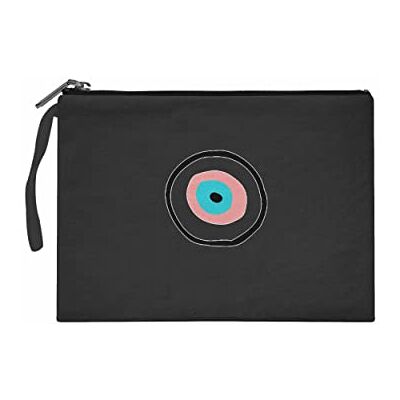 Bonateks Vrouwen TRFCB101879 Clutches voor dames, zwart, zwart Bonateks Vrouwen TRFCB101879 Clutches voor dames, zwart, zwart