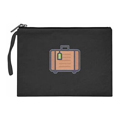 Bonateks Women's TRFCB101389 Clutches voor dames, zwart, zwart Bonateks Women's TRFCB101389 Clutches voor dames, zwart, zwart