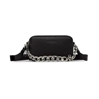 Scotch & Soda Kleine verslaggever tas voor dames, zwart Scotch & Soda Kleine verslaggever tas voor dames, zwart