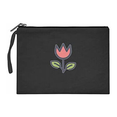 Bonateks Vrouwen TRFCB101404 Dames Clutches, Zwart, zwart Bonateks Vrouwen TRFCB101404 Dames Clutches, Zwart, zwart
