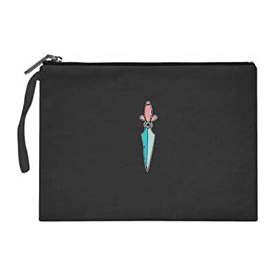Bonateks Vrouwen TRFCB101850 Dames Clutches, Zwart, zwart Bonateks Vrouwen TRFCB101850 Dames Clutches, Zwart, zwart