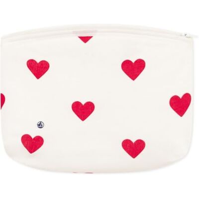 Petit Bateau A0buv Etui, liefdevol, wit/rood, eenheidsmaat, uniseks, Wit/Rood, One size Petit Bateau A0buv Etui, liefdevol, wit/rood, eenheidsmaat, uniseks, Wit/Rood, One size