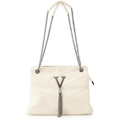 faina Dames handtas tas clutch, wolwit, Eén Maat faina Dames handtas tas clutch, wolwit, Eén Maat