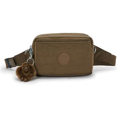 Kipling ABANU MULTI Klein Crossbodytas, die kan worden omgezet in een Heuptas, Smooth Khaki (Khaki) Kipling ABANU MULTI Klein Crossbodytas, die kan worden omgezet in een Heuptas, Smooth Khaki (Khaki)