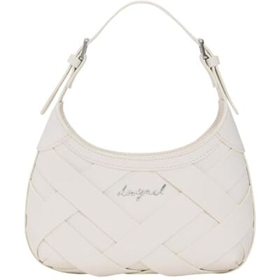 Desigual handtas schoudertas Cromo Haiti Mini Hand Bag Piedra crème Desigual handtas schoudertas Cromo Haiti Mini Hand Bag Piedra crème