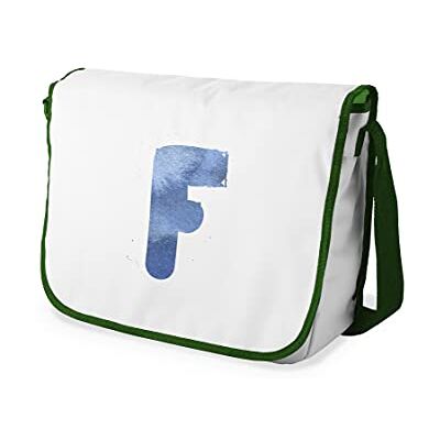 Bonamaison Digitaal bedrukte Messenger schooltas met kaki riem voor studenten, crossbody tas, koerierstas, schoudertas voor kinderen, meisjes, jongens, maat: 29x36 cm Bonamaison Digitaal bedrukte Messenger schooltas met kaki riem voor studenten, crossbody tas, koerierstas, schoudertas voor kinderen, meisjes, jongens, maat: 29x36 cm