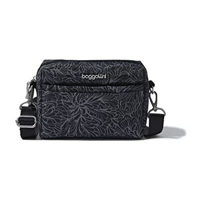 Baggallini Dames 2-in-1 Convertible Belt Bag, Midnight Blossom, One Size, Middernacht Bloesem, One size Baggallini Dames 2-in-1 Convertible Belt Bag, Midnight Blossom, One Size, Middernacht Bloesem, One size
