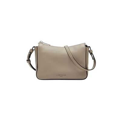 LIEBESKIND BERLIN Leren schoudertas Sky II Crossbody Neutral Grey Taupe LIEBESKIND BERLIN Leren schoudertas Sky II Crossbody Neutral Grey Taupe