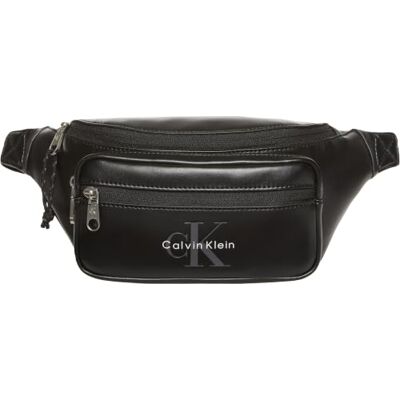 Calvin Mannen vet logo geweven tas LV04D3419G vet logo geweven heuptas zwart, één maat Calvin Mannen vet logo geweven tas LV04D3419G vet logo geweven heuptas zwart, één maat