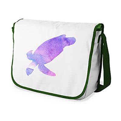 Bonamaison Digitaal bedrukte Messenger schooltas met kaki riem voor studenten, crossbody tas, koerierstas, schoudertas voor kinderen, meisjes, jongens, maat: 29x36 cm Bonamaison Digitaal bedrukte Messenger schooltas met kaki riem voor studenten, crossbody tas, koerierstas, schoudertas voor kinderen, meisjes, jongens, maat: 29x36 cm