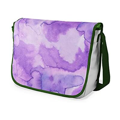 Bonamaison Digitaal bedrukte Messenger schooltas met kaki riem voor studenten, crossbody tas, koerierstas, schoudertas voor kinderen, meisjes, jongens, maat: 29x36 cm Bonamaison Digitaal bedrukte Messenger schooltas met kaki riem voor studenten, crossbody tas, koerierstas, schoudertas voor kinderen, meisjes, jongens, maat: 29x36 cm