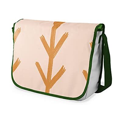 Bonamaison Digitaal bedrukte Messenger schooltas met kaki riem voor studenten, crossbody tas, koerierstas, schoudertas voor kinderen, meisjes, jongens, maat: 29x36 cm Bonamaison Digitaal bedrukte Messenger schooltas met kaki riem voor studenten, crossbody tas, koerierstas, schoudertas voor kinderen, meisjes, jongens, maat: 29x36 cm
