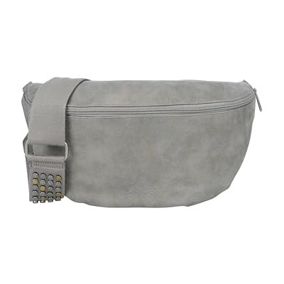 Fritzi aus Preussen Fritzi Bum Bag Big Limited Rivet Crossbody Kunstleer Dames Heuptas Schoudertas Festival Stad Vegan met Studs 16 x 34 x 11,5 cm, Bruin Fritzi aus Preussen Fritzi Bum Bag Big Limited Rivet Crossbody Kunstleer Dames Heuptas Schoudertas Festival Stad Vegan met Studs 16 x 34 x 11,5 cm, Bruin
