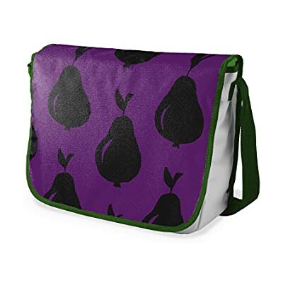 Bonamaison Digitaal bedrukte Messenger schooltas met kaki riem voor studenten, crossbody tas, koerierstas, schoudertas voor kinderen, meisjes, jongens, maat: 29x36 cm Bonamaison Digitaal bedrukte Messenger schooltas met kaki riem voor studenten, crossbody tas, koerierstas, schoudertas voor kinderen, meisjes, jongens, maat: 29x36 cm