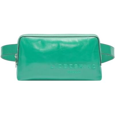 LIEBESKIND BERLIN Leren schoudertas gordeltas Elvira Paper Touch Crinkle Belt Bag Jade groen LIEBESKIND BERLIN Leren schoudertas gordeltas Elvira Paper Touch Crinkle Belt Bag Jade groen
