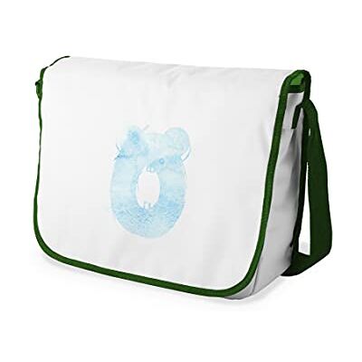 Bonamaison Digitaal bedrukte Messenger schooltas met kaki riem voor studenten, crossbody tas, koerierstas, schoudertas voor kinderen, meisjes, jongens, maat: 29x36 cm Bonamaison Digitaal bedrukte Messenger schooltas met kaki riem voor studenten, crossbody tas, koerierstas, schoudertas voor kinderen, meisjes, jongens, maat: 29x36 cm