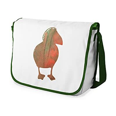 Bonamaison Digitaal bedrukte Messenger schooltas met kaki riem voor meisjes en jongens, boodschappentassen voor scholieren, schoudertassen, grootte: 29x36 cm Bonamaison Digitaal bedrukte Messenger schooltas met kaki riem voor meisjes en jongens, boodschappentassen voor scholieren, schoudertassen, grootte: 29x36 cm