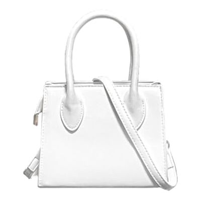 saursmehat Small crossbody bags for women faux leather trendy clutch mini purses and handbags (White) saursmehat Small crossbody bags for women faux leather trendy clutch mini purses and handbags (White)