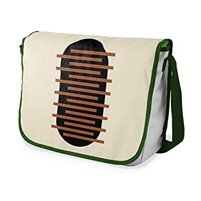 Bonamaison Digitaal bedrukte Messenger schooltas met kaki riem voor studenten, crossbody tas, koerierstas, schoudertas voor kinderen, meisjes, jongens, maat: 29x36 cm Bonamaison Digitaal bedrukte Messenger schooltas met kaki riem voor studenten, crossbody tas, koerierstas, schoudertas voor kinderen, meisjes, jongens, maat: 29x36 cm