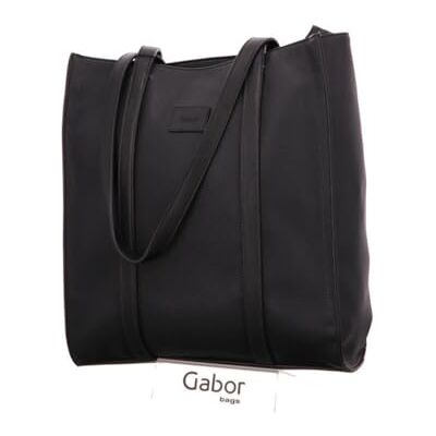 Gabor bags Elfie Shopper voor dames, schoudertas, ritssluiting, middelgroot, zwart, zwart, Medium, Essential Gabor bags Elfie Shopper voor dames, schoudertas, ritssluiting, middelgroot, zwart, zwart, Medium, Essential