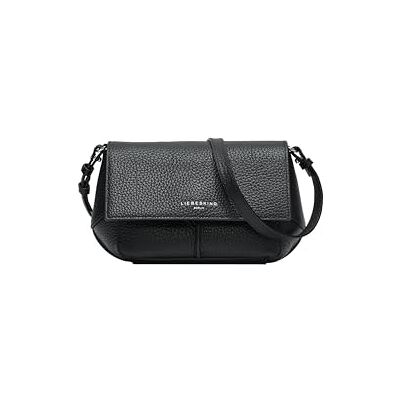 LIEBESKIND BERLIN Leren schoudertas clutch Lilly Heavy Pebble Crossbody Black zwart LIEBESKIND BERLIN Leren schoudertas clutch Lilly Heavy Pebble Crossbody Black zwart