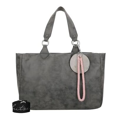 Fritzi aus Preussen Fritzi Izzy Vintage Black Idol Shopper Kunstleer Damestas Handtas Dames Vegan Vintage-Wassing Afneembaar Etui Afneembare Koord Tote Bag Dagelijks Gebruik Citytas 29 x 42 x 15 cm – Zwart Fritzi aus Preussen Fritzi Izzy Vintage Black Idol Shopper Kunstleer Damestas Handtas Dames Vegan Vintage-Wassing Afneembaar Etui Afneembare Koord Tote Bag Dagelijks Gebruik Citytas 29 x 42 x 15 cm – Zwart