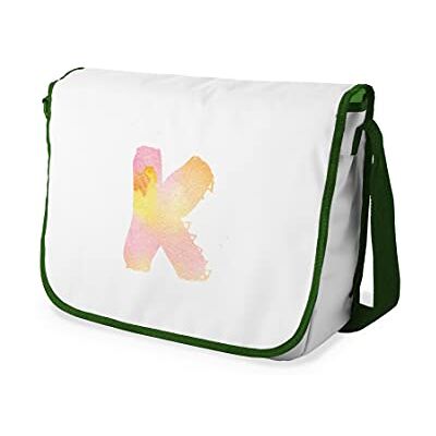 Bonamaison Digitaal bedrukte Messenger schooltas met kaki riem voor studenten, crossbody tas, koerierstas, schoudertas voor kinderen, meisjes, jongens, maat: 29x36 cm Bonamaison Digitaal bedrukte Messenger schooltas met kaki riem voor studenten, crossbody tas, koerierstas, schoudertas voor kinderen, meisjes, jongens, maat: 29x36 cm