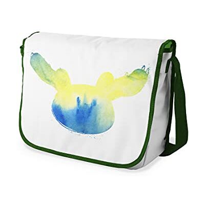 Bonamaison Digitaal bedrukte Messenger schooltas met kaki riem voor studenten, crossbody tas, koerierstas, schoudertas voor kinderen, meisjes, jongens, maat: 29x36 cm Bonamaison Digitaal bedrukte Messenger schooltas met kaki riem voor studenten, crossbody tas, koerierstas, schoudertas voor kinderen, meisjes, jongens, maat: 29x36 cm
