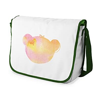 Bonamaison Digitaal bedrukte Messenger schooltas met kaki riem voor studenten, crossbody tas, koerierstas, schoudertas voor kinderen, meisjes, jongens, maat: 29x36 cm Bonamaison Digitaal bedrukte Messenger schooltas met kaki riem voor studenten, crossbody tas, koerierstas, schoudertas voor kinderen, meisjes, jongens, maat: 29x36 cm
