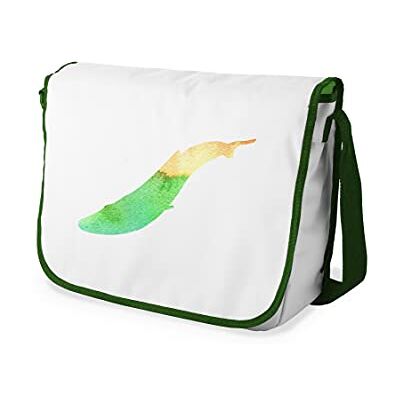 Bonamaison Digitaal bedrukte Messenger schooltas met kaki riem voor meisjes en jongens, boodschappentassen voor scholieren, schoudertassen, grootte: 29x36 cm Bonamaison Digitaal bedrukte Messenger schooltas met kaki riem voor meisjes en jongens, boodschappentassen voor scholieren, schoudertassen, grootte: 29x36 cm