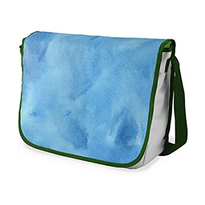 Bonamaison Digitaal bedrukte Messenger schooltas met kaki riem voor studenten, crossbody tas, koerierstas, schoudertas voor kinderen, meisjes, jongens, maat: 29x36 cm Bonamaison Digitaal bedrukte Messenger schooltas met kaki riem voor studenten, crossbody tas, koerierstas, schoudertas voor kinderen, meisjes, jongens, maat: 29x36 cm