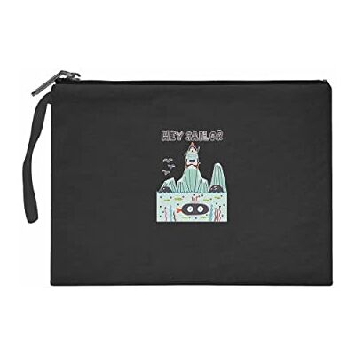 Bonateks Women's TRFCB102292 Clutches voor dames, zwart, zwart Bonateks Women's TRFCB102292 Clutches voor dames, zwart, zwart