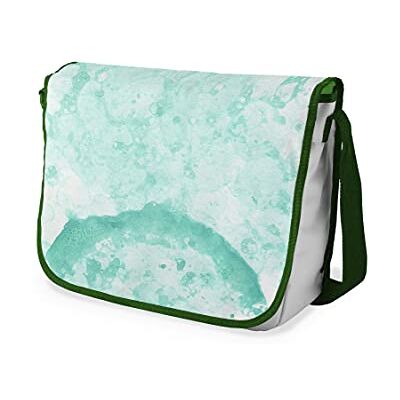Bonamaison Digitaal bedrukte Messenger schooltas met kaki riem voor studenten, crossbody tas, koerierstas, schoudertas voor kinderen, meisjes, jongens, maat: 29x36 cm Bonamaison Digitaal bedrukte Messenger schooltas met kaki riem voor studenten, crossbody tas, koerierstas, schoudertas voor kinderen, meisjes, jongens, maat: 29x36 cm