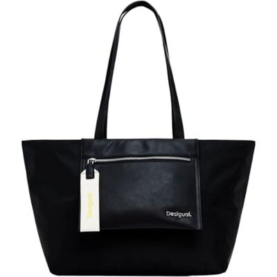 Desigual shopper Priori Cahuil Shopping Bag Black zwart Desigual shopper Priori Cahuil Shopping Bag Black zwart