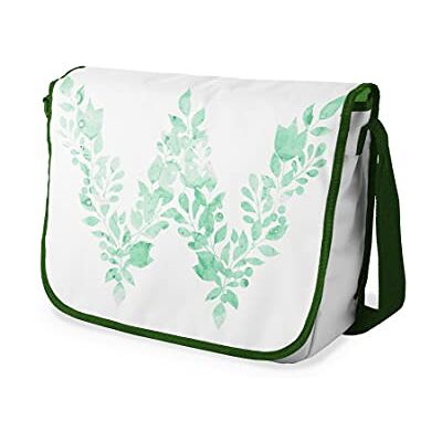 Bonamaison Digitaal bedrukte Messenger schooltas met kaki riem voor studenten, crossbody tas, koerierstas, schoudertas voor kinderen, meisjes, jongens, maat: 29x36 cm Bonamaison Digitaal bedrukte Messenger schooltas met kaki riem voor studenten, crossbody tas, koerierstas, schoudertas voor kinderen, meisjes, jongens, maat: 29x36 cm