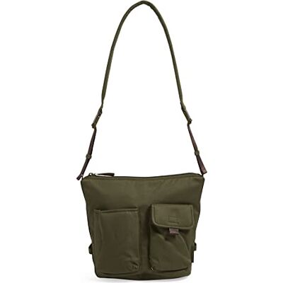 Vera Bradley Dames Katoen Utility Emmer Crossbody Portemonnee One Size, Klimklimop groen gerecycled katoen, Eén maat Vera Bradley Dames Katoen Utility Emmer Crossbody Portemonnee One Size, Klimklimop groen gerecycled katoen, Eén maat
