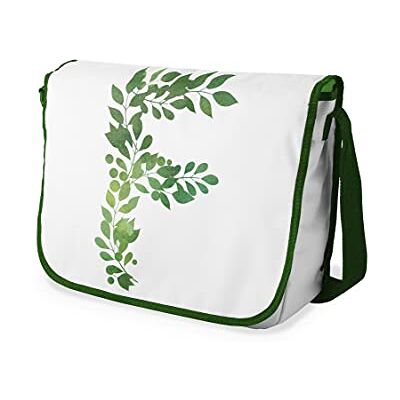 Bonamaison Digitaal bedrukte Messenger schooltas met kaki riem voor studenten, crossbody tas, koerierstas, schoudertas voor kinderen, meisjes, jongens, maat: 29x36 cm Bonamaison Digitaal bedrukte Messenger schooltas met kaki riem voor studenten, crossbody tas, koerierstas, schoudertas voor kinderen, meisjes, jongens, maat: 29x36 cm