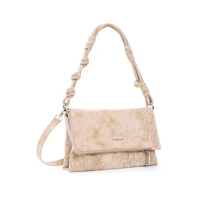 Desigual schoudertas Sierra Sand Murano Bag Arena Vigore beige Desigual schoudertas Sierra Sand Murano Bag Arena Vigore beige