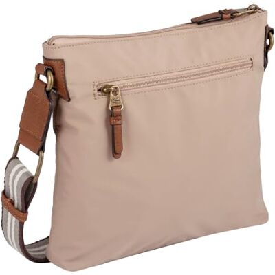 camel active Bari schoudertas voor dames, crossbody bag, groot, beige, Large, 000101 camel active Bari schoudertas voor dames, crossbody bag, groot, beige, Large, 000101