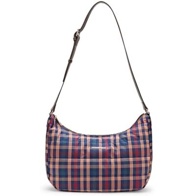 Mandarina Duck schoudertas Tartan Hobo Bag Tartan Brown veelkleurig Mandarina Duck schoudertas Tartan Hobo Bag Tartan Brown veelkleurig