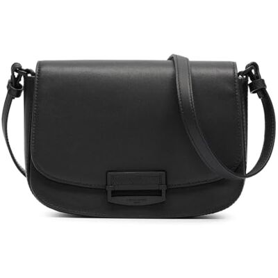 LIEBESKIND BERLIN schoudertas Ezra 2 Calf Optic Crossbody Bag Black zwart LIEBESKIND BERLIN schoudertas Ezra 2 Calf Optic Crossbody Bag Black zwart