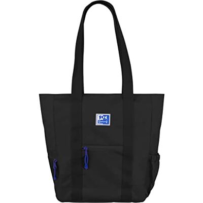 Oxford B-Trendy, schoudertas of schoudertas, 38 cm, gevoerde laptoptas, Zwart, 34x31x12cm, dood Oxford B-Trendy, schoudertas of schoudertas, 38 cm, gevoerde laptoptas, Zwart, 34x31x12cm, dood