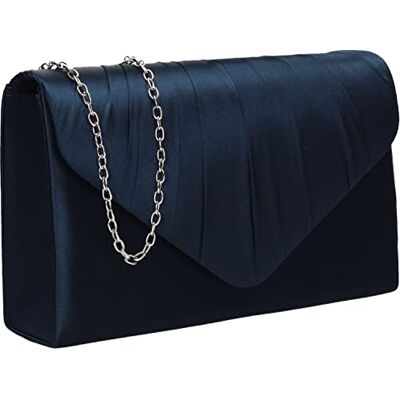 SwankySwans Chantel Clutch Bag voor dames, marineblauw, Eén maat SwankySwans Chantel Clutch Bag voor dames, marineblauw, Eén maat